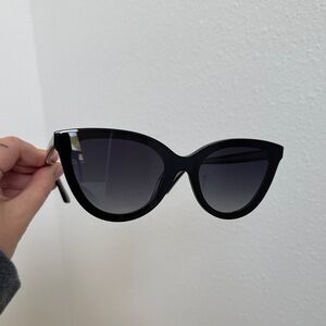 KREWE Black Cat-Eye Sunglasses